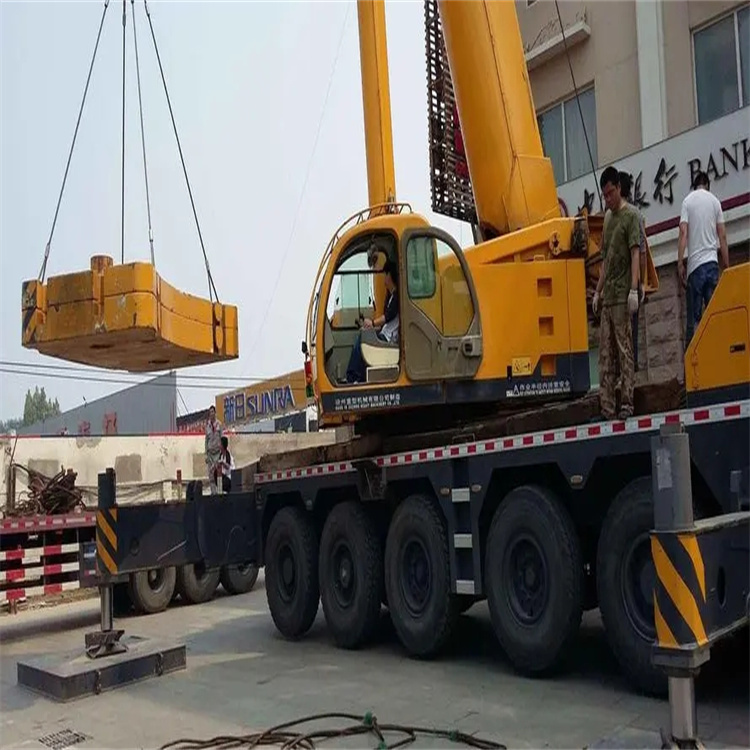 安远县当地吊车出租|机器吊装|75吨|工厂搬迁服务